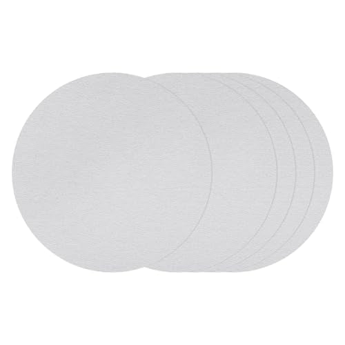 25Pcs Sanding Discs 11In 180Grit Hook and Loop Sandpapers White - color: White, size: 11 Inch(180 Grit)