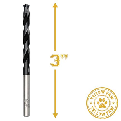 13/64 Inch Drill Bit (3 Pack) Industrial Grade M35 Cobalt Titanium Aluminum Nitrite - 13/64" Diameter & Total Length of 3" with Working Length of 2" Easily Drill Into Metal, Steel, & Aluminum - size: 13/64"