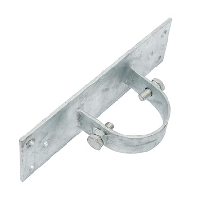 Chain Link Fence 1-5/8" Wood to Steel Post Bracket, Wood Fence to Steel Post Adapters, Adapter Brackets (Pack of 4)