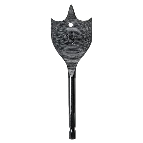 Century Drill & Tool 36296 Lazer Spade™ Bit, 1-1/2", Overall Length: 4" - size: 1-1/2" X 4"