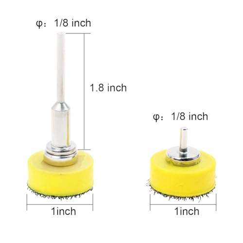 110PCS 1 Inch Sanding Discs Kit for Drill Sanding Attachment