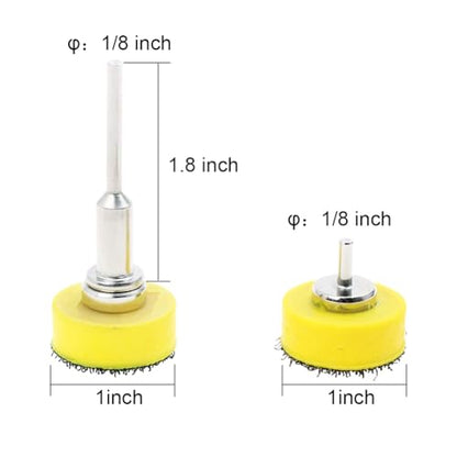 110PCS 1 Inch Sanding Discs Kit for Drill Sanding Attachment