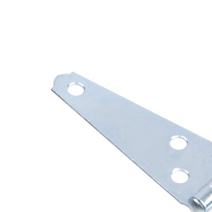 Geesatis 3" Strap Hinges Heavy Duty Gate Hinges,Iron,6Pcs Silver - color: Silver, size: 3inch(6Pcs)