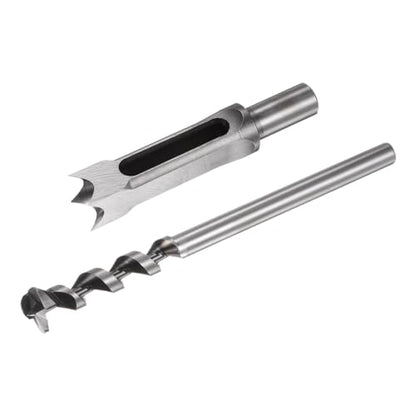 uxcell Square Hole Drill Bit, 7/8" High-Carbon Steel Hollow Chisel Mortise Power Tool for Woodworking - size: 7/8"