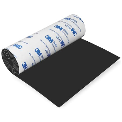Non Slip Furniture Pads, 5" x 40" Rubber Furniture Pads - Black - color: Black, size: 1 PC 5 x 40 inch (Rubber)