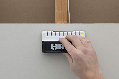 HART PROFESSIONAL STUD FINDER | CENTER & EDGE FINDER | 5" LED DISPLAY • 9-SENSORS • 1.5" DETECTION DEPTH | WOOD & METAL STUDS