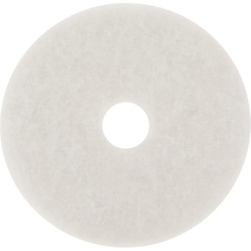 3M White Super Polish Pad 4100, 27 in - size: 27 inches