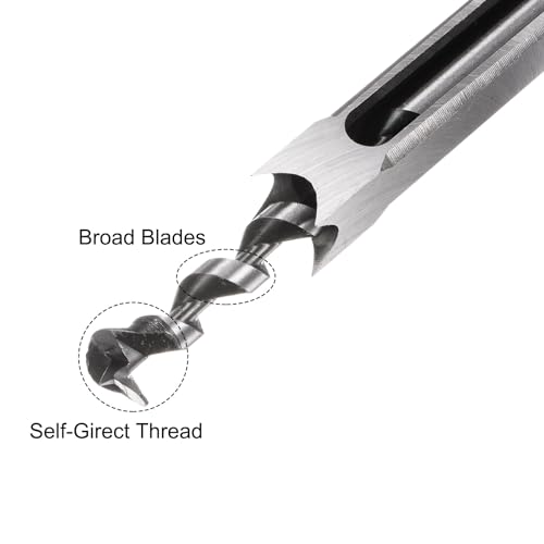 uxcell Square Hole Drill Bit, 5/8" High-Carbon Steel Hollow Chisel Mortise Power Tool for Woodworking - size: 5/8"