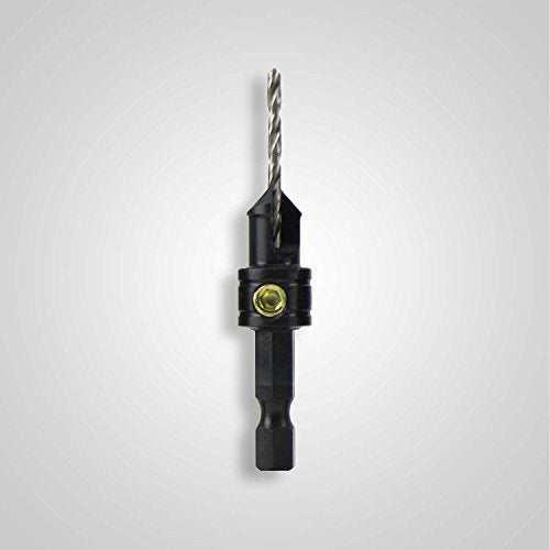 Snappy 82 Degree Countersink for #6 Screws 3/32in. Drill Bit x 3/8 Bore - size: 3/32" x 3/8"