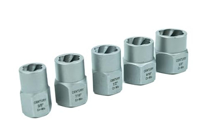 Century Drill & Tool 73425 Bolt Extractor Set, 6 Piece - size: 6 Piece