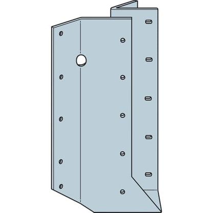 Simpson Strong-Tie SUR210Z SUR Right-Skewed U-Shaped Hanger - 1-9/16 in. x 8-3/16 in. x 2 in. 45-Degree Hanger, Obround Nail Holes, 16-Gauge ZMAX Galvanized Steel Construction (Pack of 10) - size: 10 Pack
