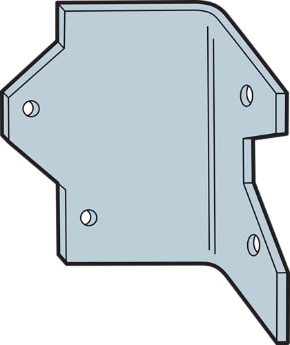 Simpson Strong-Tie L30-100 - L L-Shaped Angle - 3-Inch Length, 16-Gauge Steel, Zinc Galvanized Coating, Versatile Corrosion-Resistant Wood Construction Connector (Pack of 100)