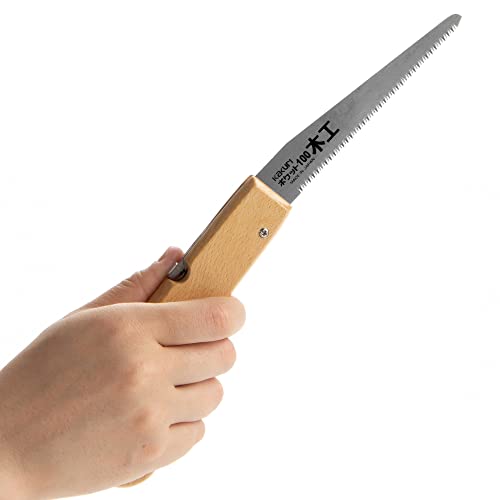 KAKURI Mini Folding Saw for Woodworking 4", Small Japanese Pocket Hand Saw - style: Woodworking