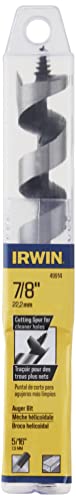 Irwin Tools 49914 Industrial Tools I-100 7/8" Auger Bit, Silver - size: 1 count, style: 7/8"