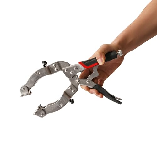 Xiao & Dao Pro Locking Welding Pipe Plier clamp, Round Tube Welding Clamp 14Inch ，woodworking 1-pack - color: 14-inch 1-pack