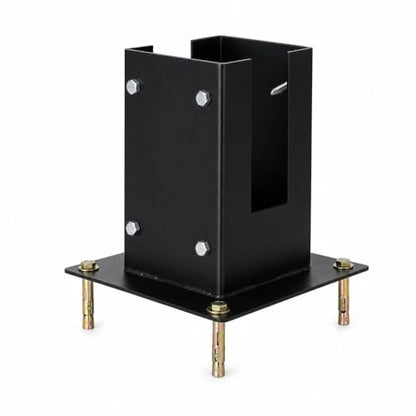 Garvee 4x4 Post Base 4 Pcs (Inner Size 3.7x3.7) Post Anchors,13GA Thick - size: 4PC Post Base(4*4)