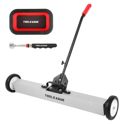 36" Rolling Magnetic Sweeper with Wheels, 55LB, 3Pcs Magnet Sweeper Set - size: 36-inch（55LBS)