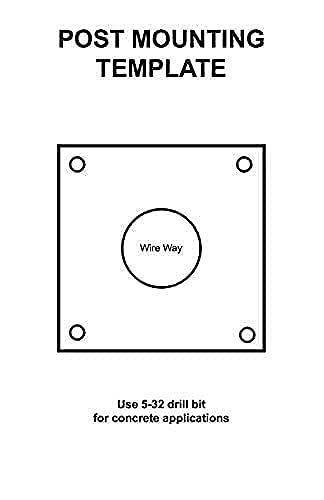 Solus S349 Pier Mount Adapter for 3" Post Top Light Fixtures, Durable Aluminum Surface Mount Base, Black