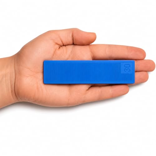 1/16" (2 mm) Plastic Glazing Blocks Glazing Frame Spacer Door Window Frame Packers - size: 1/16" (2mm) Blue