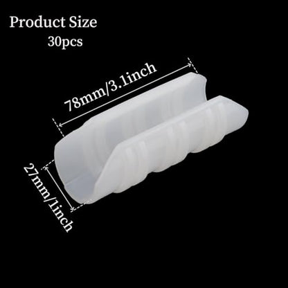 30 Pack 1" Greenhouse Strap Clips ABS Garden Buildings Tube Clip - size: 1"