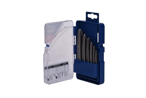 Century Drill & Tool 73214 Square Screw Extractor Set, 6 Piece - size: 6 Piece