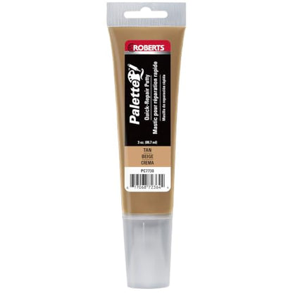 ROBERTS Palette Quick-Repair Putty for Wood, Laminate & Vinyl - Tan - color: tan