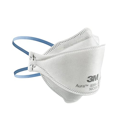 3M™ Aura™ N95 Particulate Respirator, 9205PH-20-DC, Pack of 20 Respirators, White