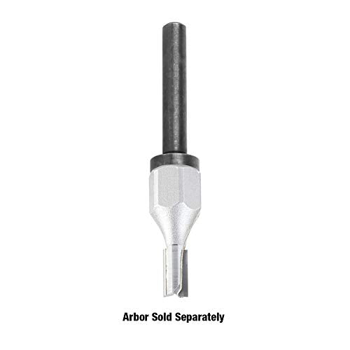 Amana Tool - 56272 Carbide Tipped Mortising Screw Straight No Shear Cutter 1/4 + .015 Dia - size: 1/4 + .015 Dia