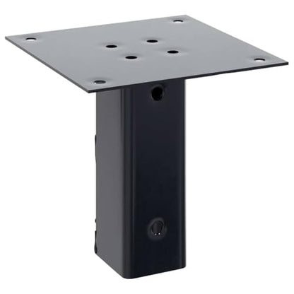 12pcs Square Post Base 1.81x1.81 Inch Anthracite Steel Bracket - color: Anthracite-A, size: 1.81 x 1.81" (L x W)