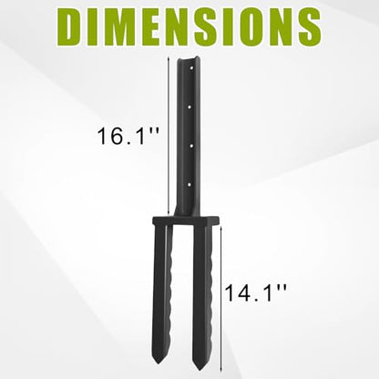 4 Pcs 30“ Tall Fence Post Repair Kit - size: 4 Pcs