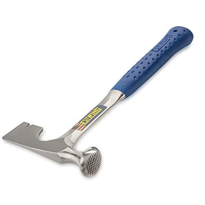 ESTWING Drywall Hammer, 14 oz Drywall Hatchet, Shock Reduction Grip, E3-11