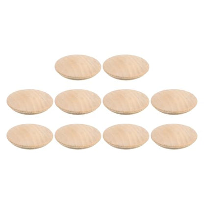 uxcell Wood Hole Plugs, 20 Pcs 40x35mm Wood Button Top Plugs Round Head Hardwood Furniture Plugs Screw Hole Plugs for Furniture Tables Chairs Cabinetry Crafts Projects - size: 40x35mm