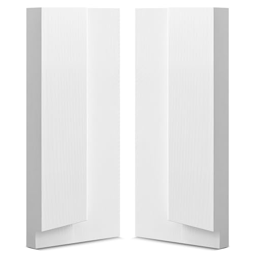 CroBlissful 1 Set 8 Inch L X 4-9/16 Inch W X 1-1/4 T Exterior Door Jamb Repair Kit, Jamb Paintable Wood Rotted Door Frame Repair Kit for Exterior Frame - size: 8 Inch L X 4-9/16 Inch W X 1-1/4 T