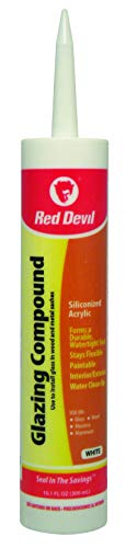 Red Devil 0666 Glazing Compound, 10.1 oz. - style: 12 - Pack