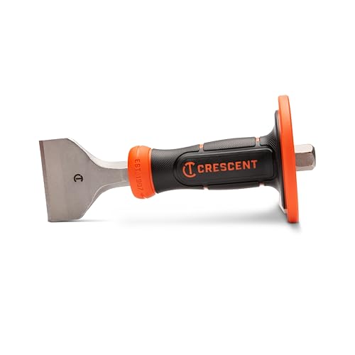 Crescent 2-3/4" x 9" Electrician Chisel with Handguard - CECH234H - style: Electrician