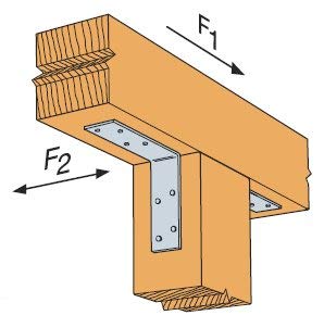 Simpson Strong-Tie Hardware Brackets A44 - Galvanized Corner Mount, Strong Tie Brackets - 4-9/16 x 4-3/8 x 1-1/2 in, 25 Pack