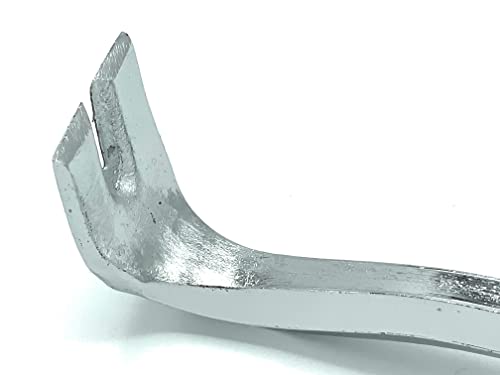 CCA Jimmy bar Tack lifter Pry bar tool for lifting gripper rods and floor trims. Mini crow bar claw tool, double ended nail remover