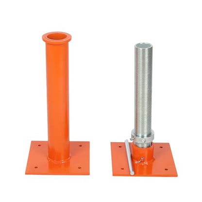 House Floor Jack Adjustable Height Jacking Post Foundation Jacks Pole Joist Support Basement Jack Column Lift Support for Leveling (19“ - 27”, 18000lbs) - size: 19“ - 27”, 18000lbs