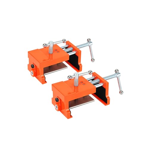 Cabinet clamp 2 Pcs - Cabinet panel frame alignment tool and mounting, with guide holes and three adhesive protective pads. - size: 2pcs
