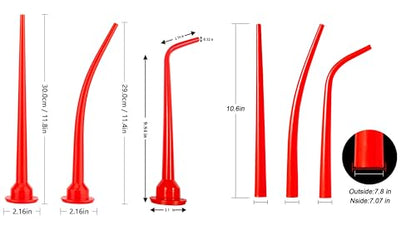 3 Pcs extension Caulking Nozzle for Caulking Gun+3 Pcs Long Sausage Nozzles