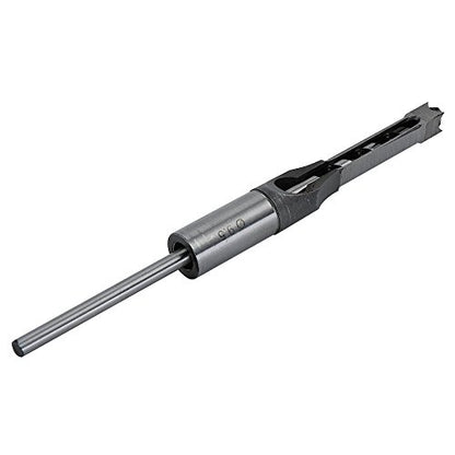 SaferCCTV Woodworker 3/8 Inch Square Hole Drill Bits Mortising Chisel Set, Mortise Chisel & Bit Set for Drilling Square Holes in Wood with a Mortising Machine/Attachment - size: 3/8 Inch