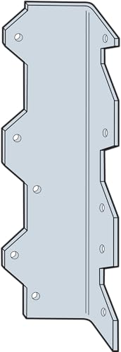 Simpson Strong-Tie L90 9 in. 16-Gauge Galvanized Reinforcing L Angle (Pack of 50) - size: 50 Pack