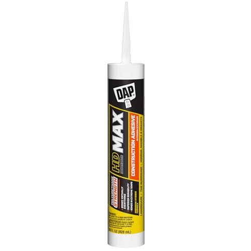 DAP HD Max Construction Adhesive, White, 28 oz (7079827512)