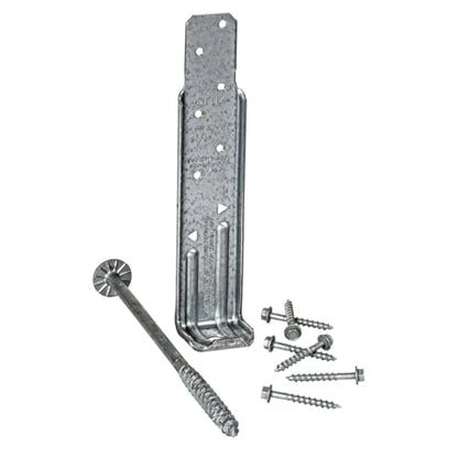 Simpson Strong-Tie DTT1Z DTT ZMAX Galvanized Deck Tension Tie for 2X, 14 Gauge Deck and Fence Connector (Pack of 40)