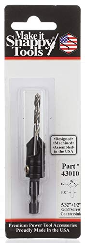 Make it Snappy Tools 5/32 Inch x 1/2 Inch Countersink #43010 - size: 5/32" x 1/2"