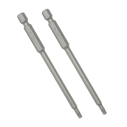 POWERTEC 4 in. T15 Torx Driver Bit (2 Pack) - S2 Alloy Steel Decking Bits with Depth Stop, 1/4" Hex Shank for Drills & Impact Drivers, Compatible with Edge Deck Jigs (72187) - color: T15 Torx Driver Bit (4")