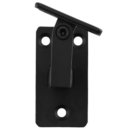 Adjustable Handrail Bracket, 3" Heavy Duty Swivel Hand Rail Bracket for Stair Railing Staircase, Matte Black (6 Pack) - size: Pack of 6