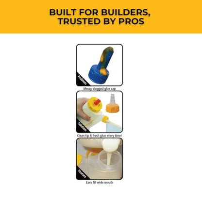 FASTCAP GLU-BOT GLUE BOTTLE (16OUNCES)