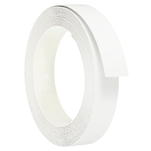 uxcell PVC Edge Banding 1 1/2 Inch x 33ft Self-Adhesive Veneer Trim - color: White Plane, size: 1 1/2 inch x 33ft