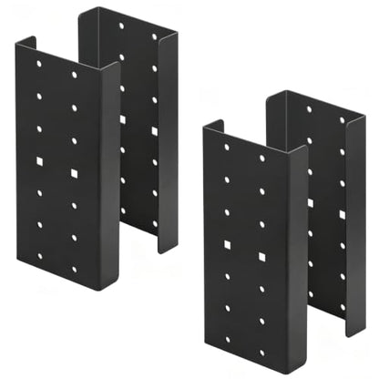 GBGS 2 Pairs 4x4 Post Repair Brackets,Wood Post Splice Connectors,16 Gauge